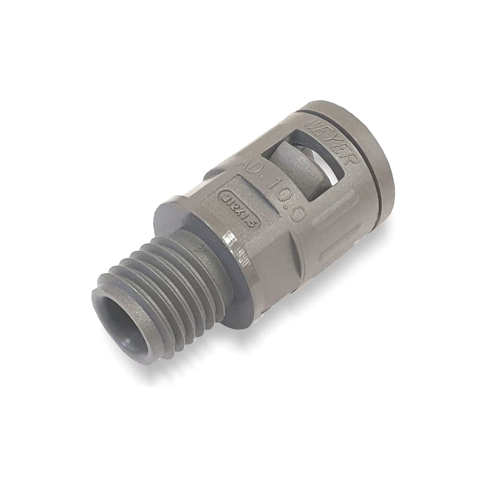 Муфта для гофрированных труб - коннектор прямой Weyer WQG-M12G/AD10.0, нар. M12x1.5 WE0200200
