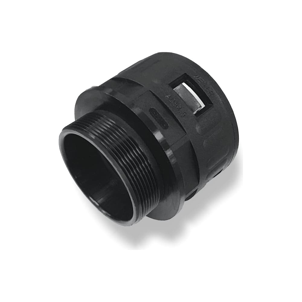Муфта для гофрированных труб - коннектор прямой Weyer WQG-M50B/AD54.5, нар. M50x1.5 WE0205800