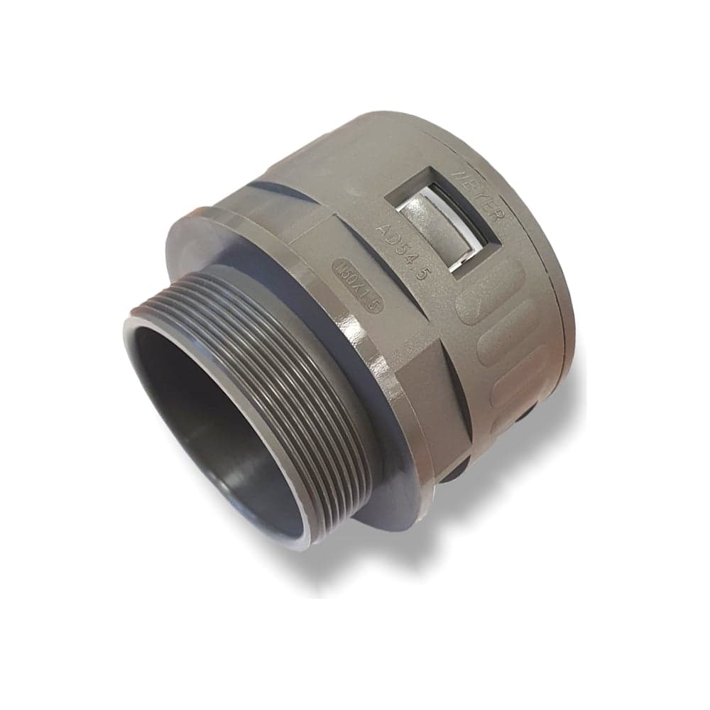 Муфта для гофрированных труб - коннектор прямой Weyer WQG-M50G/AD54.5, нар. M50x1.5 WE0202700
