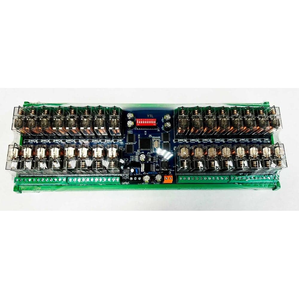 Релейный модуль FOSHAN QINGJUN ELECTRONICS 32 канала, управление по RS485 протокол Modbus-RTU 32-Channel RS485 Relay Module