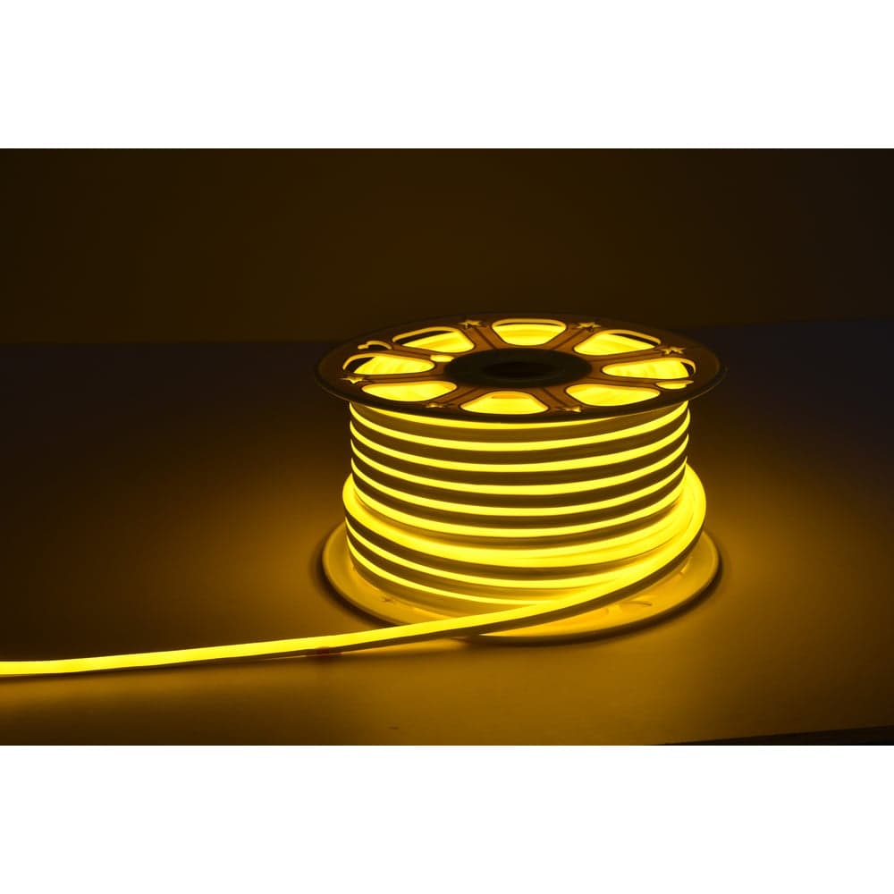 Светодиодная лента General Lighting Systems гибкий неон 50 м, 9,6Вт/м, 220В, SMD2835, 16мм, IP67, желтый GLS-2835-120-9.6-220-BNL-IP67-Y 504514