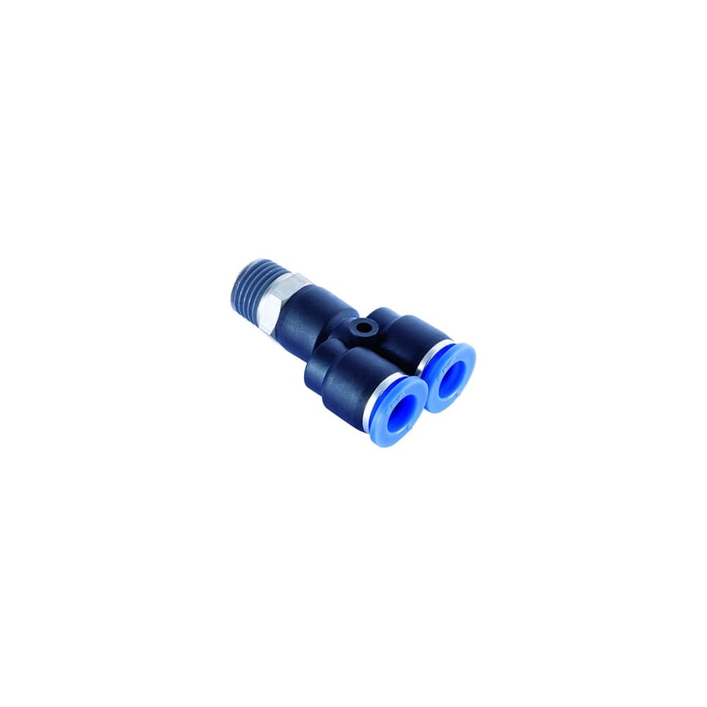 Тройник цанговый прямой с наружной резьбой (3/8M; 12 мм) SHPI PWT 12-R03