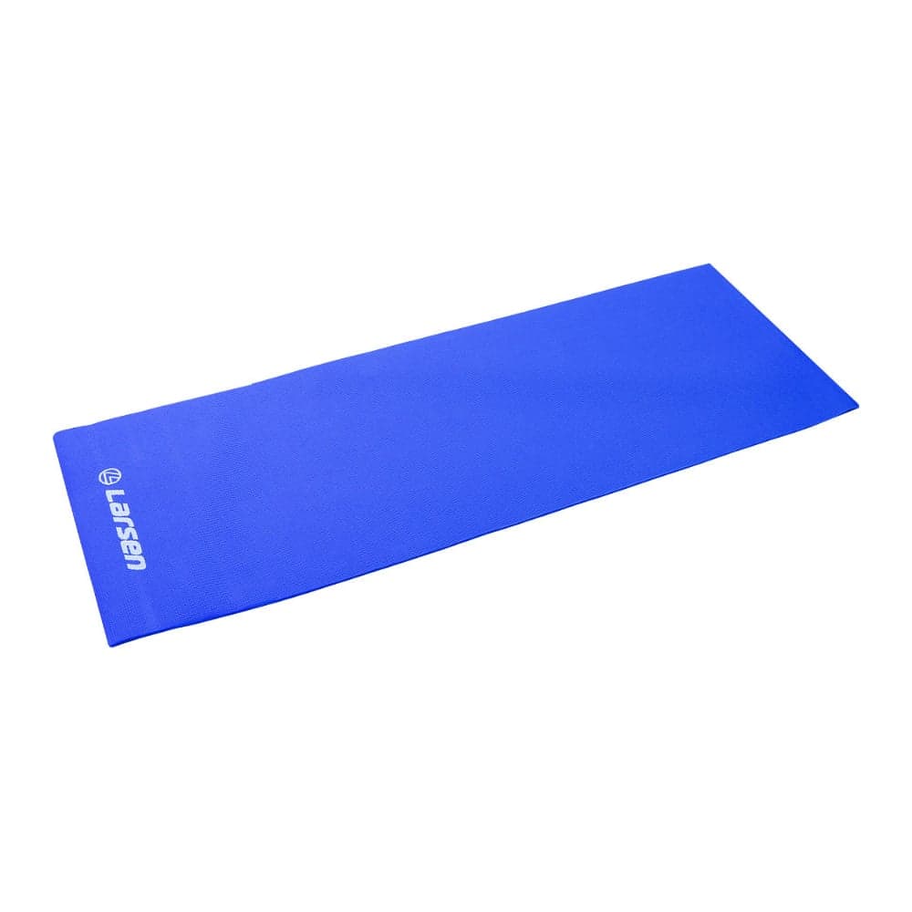 Коврик для фитнеса и йоги Larsen PVC, синий, 173х61х0,4 см, 354071