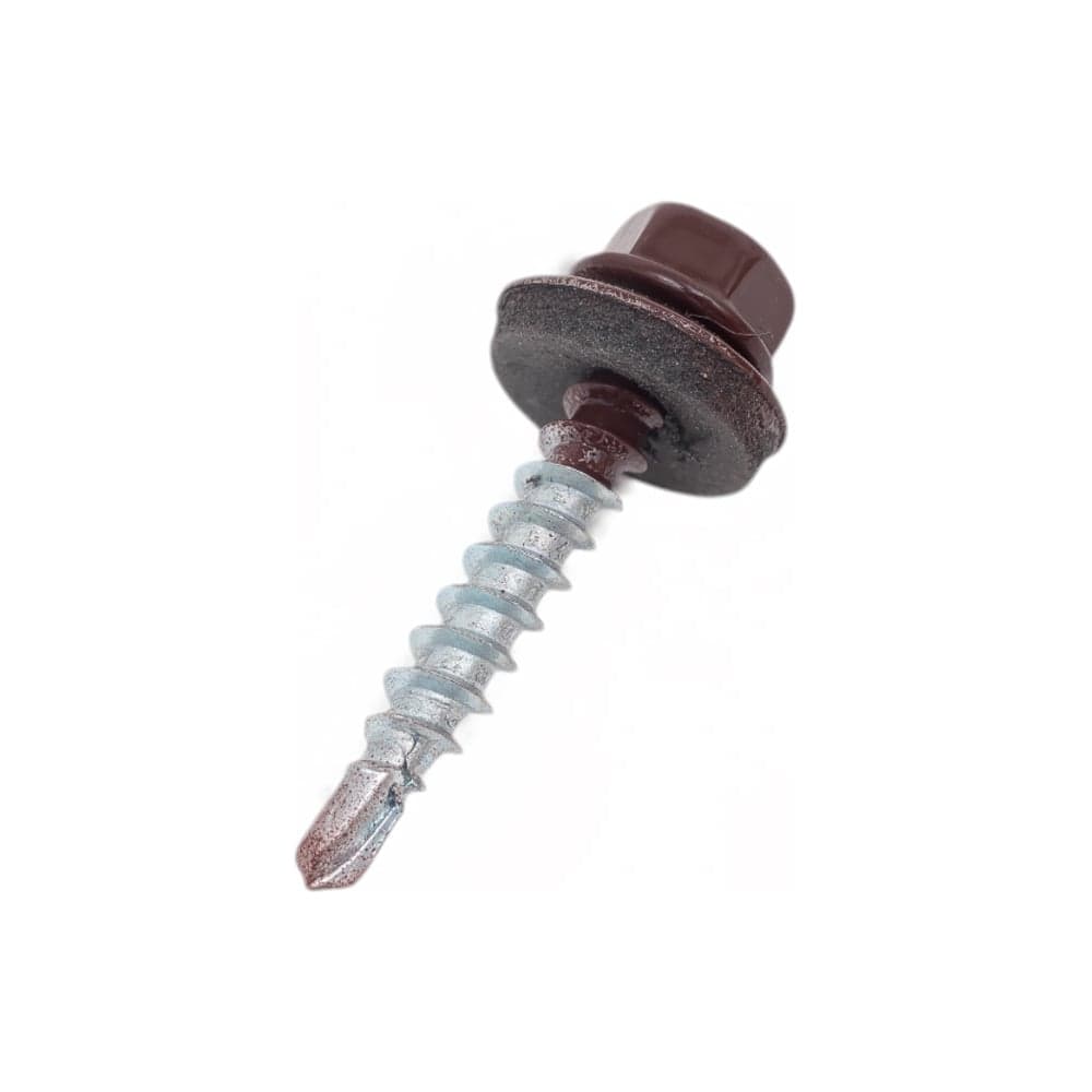 Саморез для крепления кровли STEELREX RAL8017 4.8x29, 70 шт. 0140048029B4000070328017