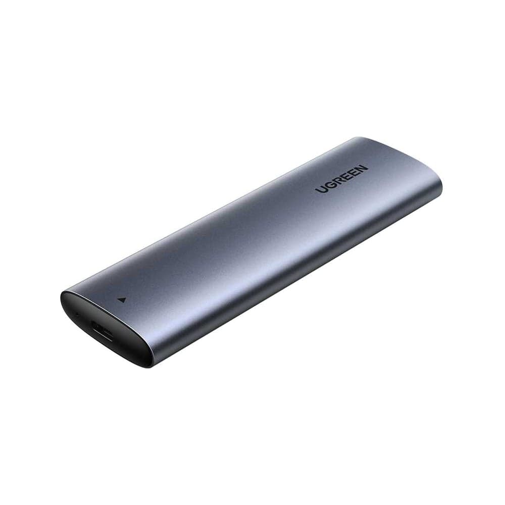 Бокс внешний для жесткого диска Ugreen CM400 (10902) USB-C Female to M.2 M-Key 10G Enclosure с кабелем USB C3.1 GEN2 to USB C 3.1 GEN2. Длина кабеля: 50 см. Цвет: серый 10902_