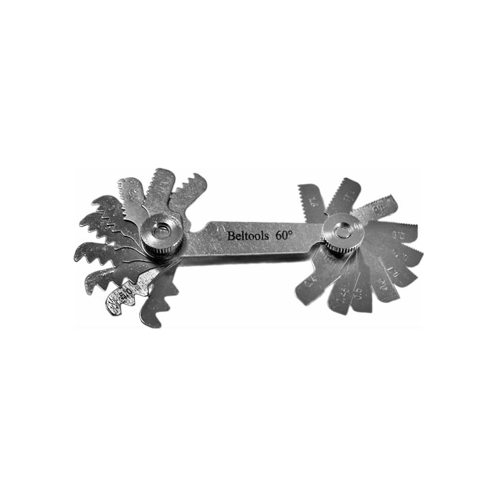Шаблон резьбовой метрический (резьбомер) 60 гр, (0,4-6) 20 шт Beltools ri.225.17