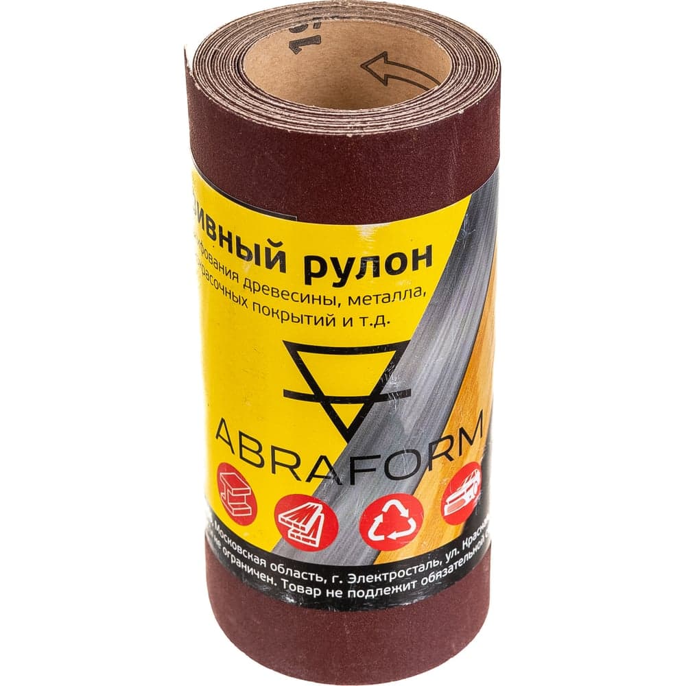Рулон абразивный БУМ (115x2500 мм; P320) ABRAFORM afr115-2500-320