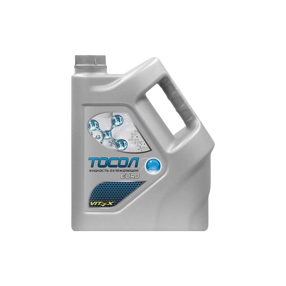 Тосол VITEX Euro жидкость охлаждающая, низкозамерзающая Евро, 5 кг v201404