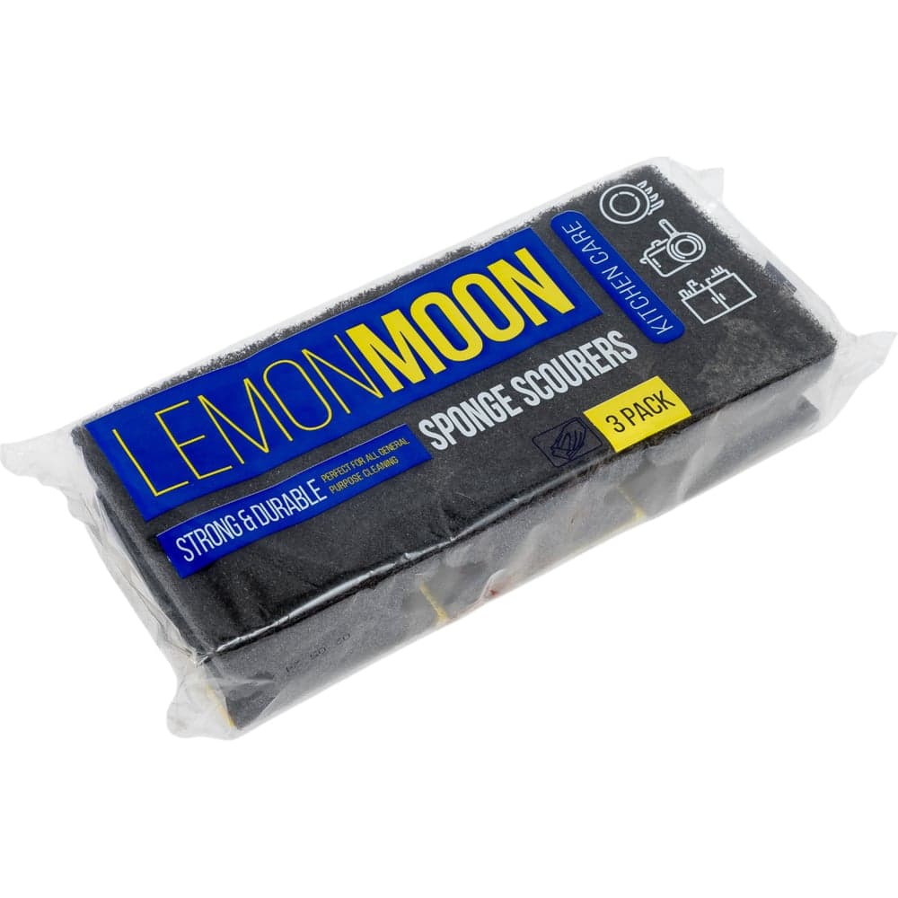 Губка для посуды Lemon Moon фреза 94x70x42 3 шт. L007