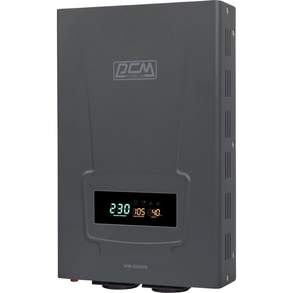 Стабилизатор напряжения Powercom WM-2000VA 1200Вт 2000ВА графитовый 1928732