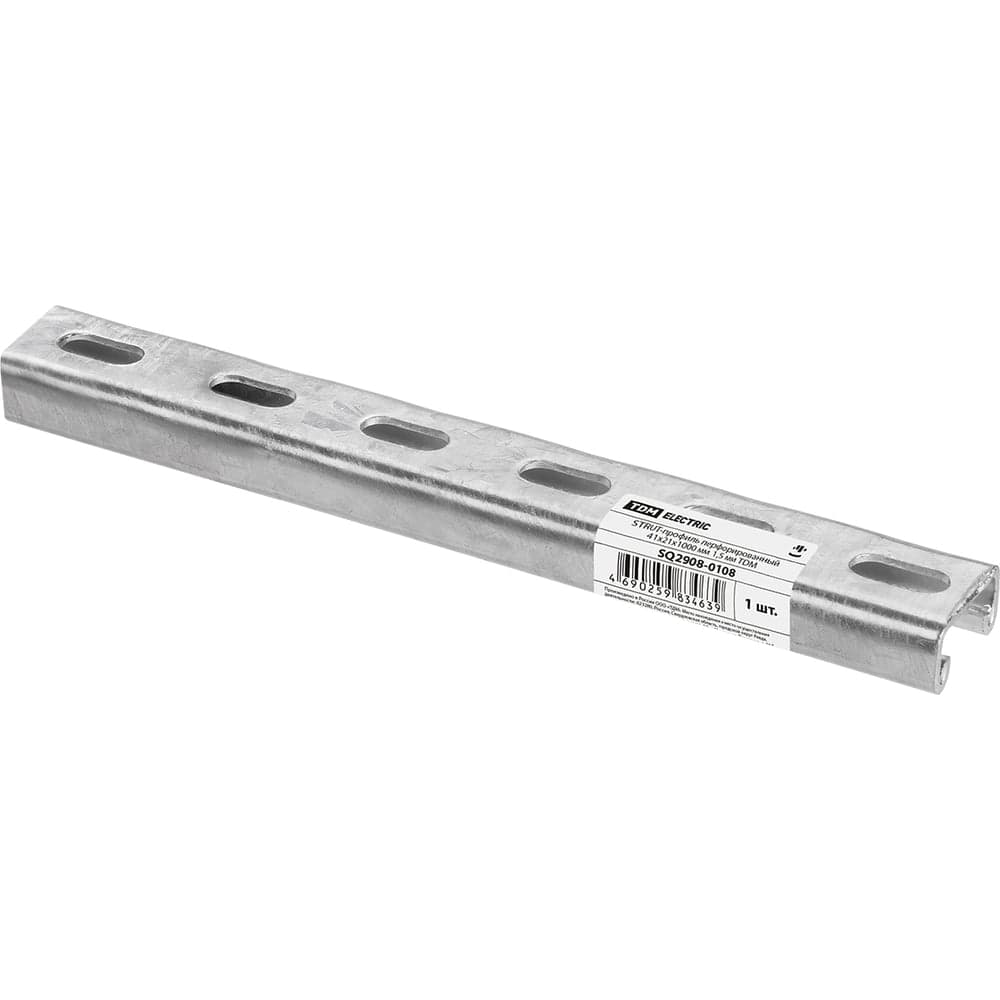 STRUT-профиль перфорированный TDM ELECTRIC 41x21x1000 мм 1,5 мм SQ2908-0108