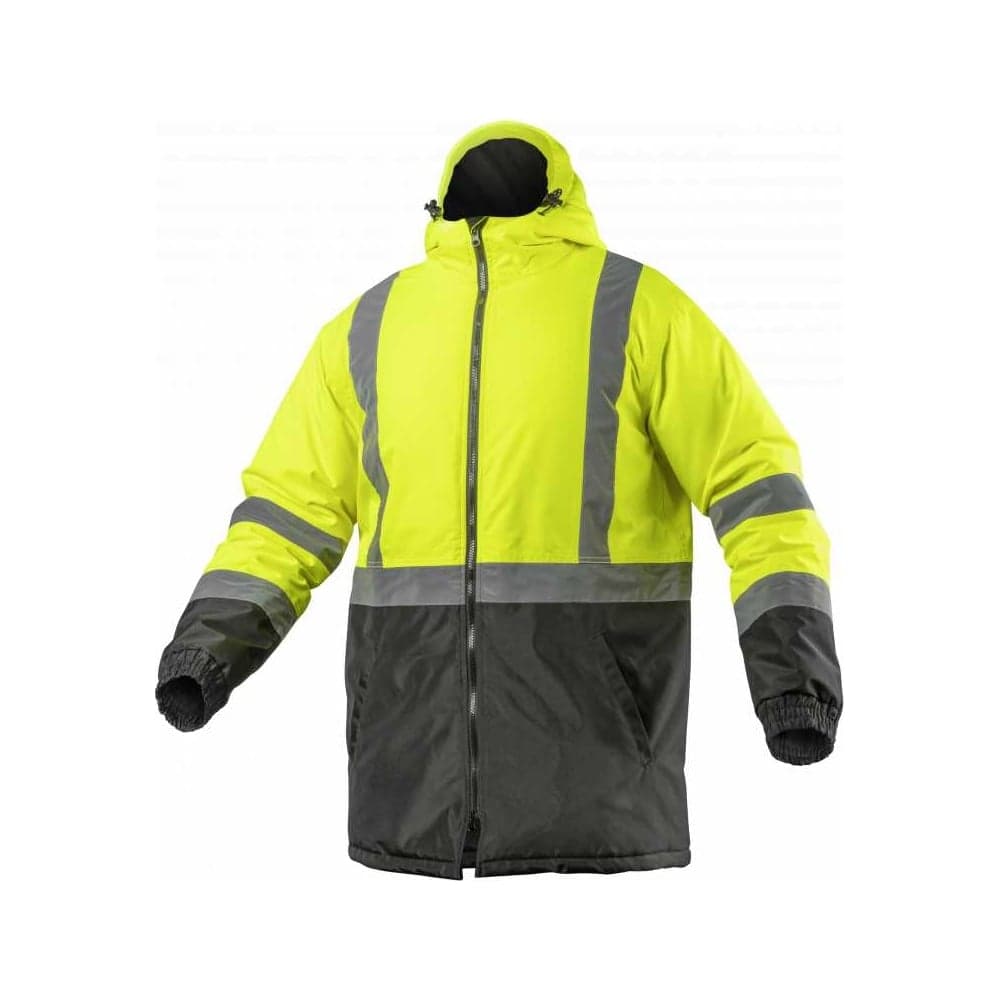 Куртка-парка сигнальная утепленная HOEGERT TECHNIK LEDA желтая, размер XL/54 HT5K330-XL