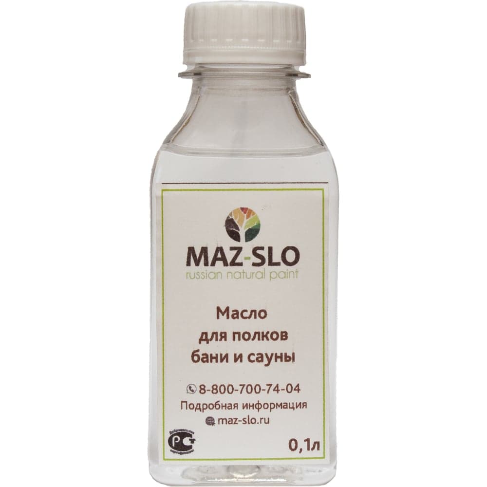 Масло для полков в бане и сауне MAZ-SLO 100 мл 8066954