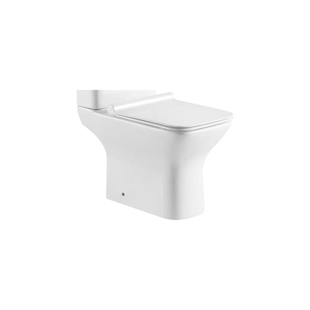 Чаша для напольного унитаза Aquanet Cube 2-C с сидением, с Rimless 00240208