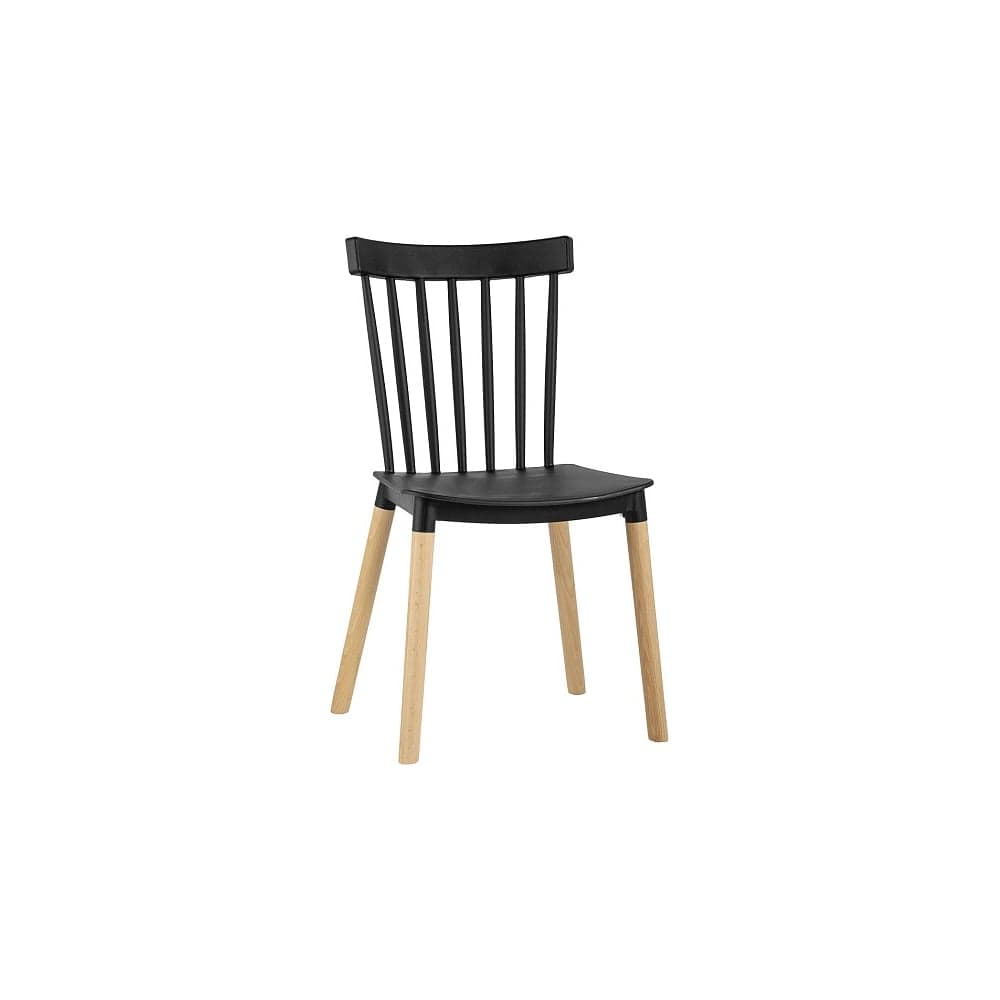 Обеденный стул для кухни Стул Груп Field пластик, черный SL-7037W black