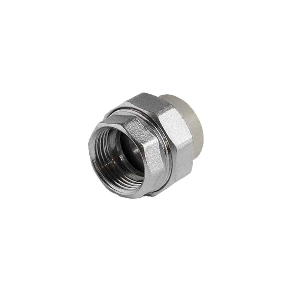 Муфта комбинированная разъемная TEBO PPR, 32x1 1/4 ВР, серый 016020809