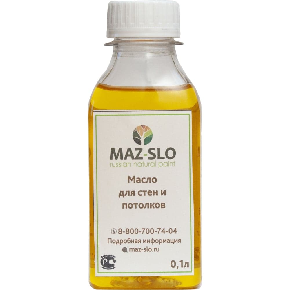Масло для стен и потолков MAZ-SLO цвет Орех, 100 мл 8063229
