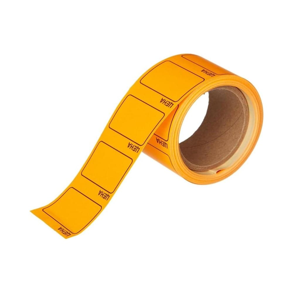 Ценники самоклеящиеся ООО Комус Цена 35x25 мм, оранжевая, 250 шт. в рулоне, 5 рул. 629339
