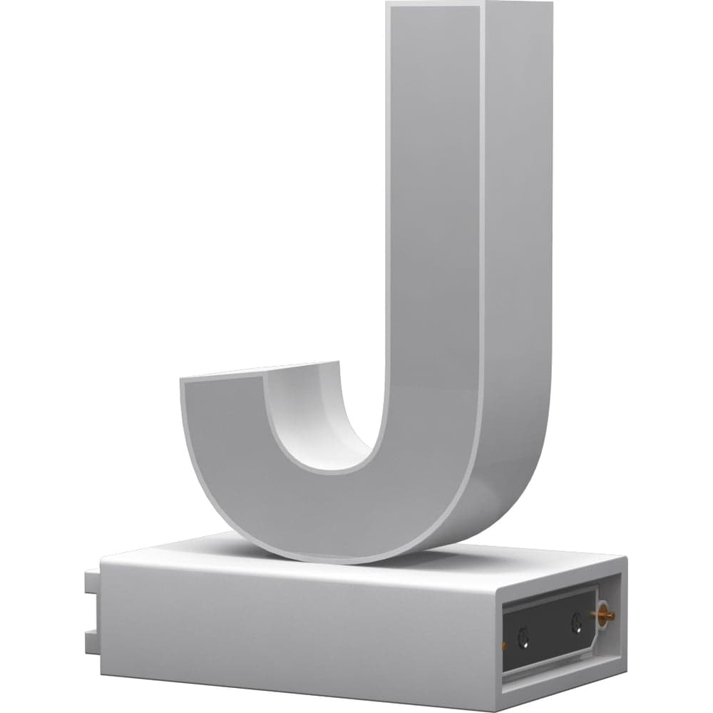 Светодиодная буква J ABCMIX магнитное соединение, 100 мм -J-100-magnetic