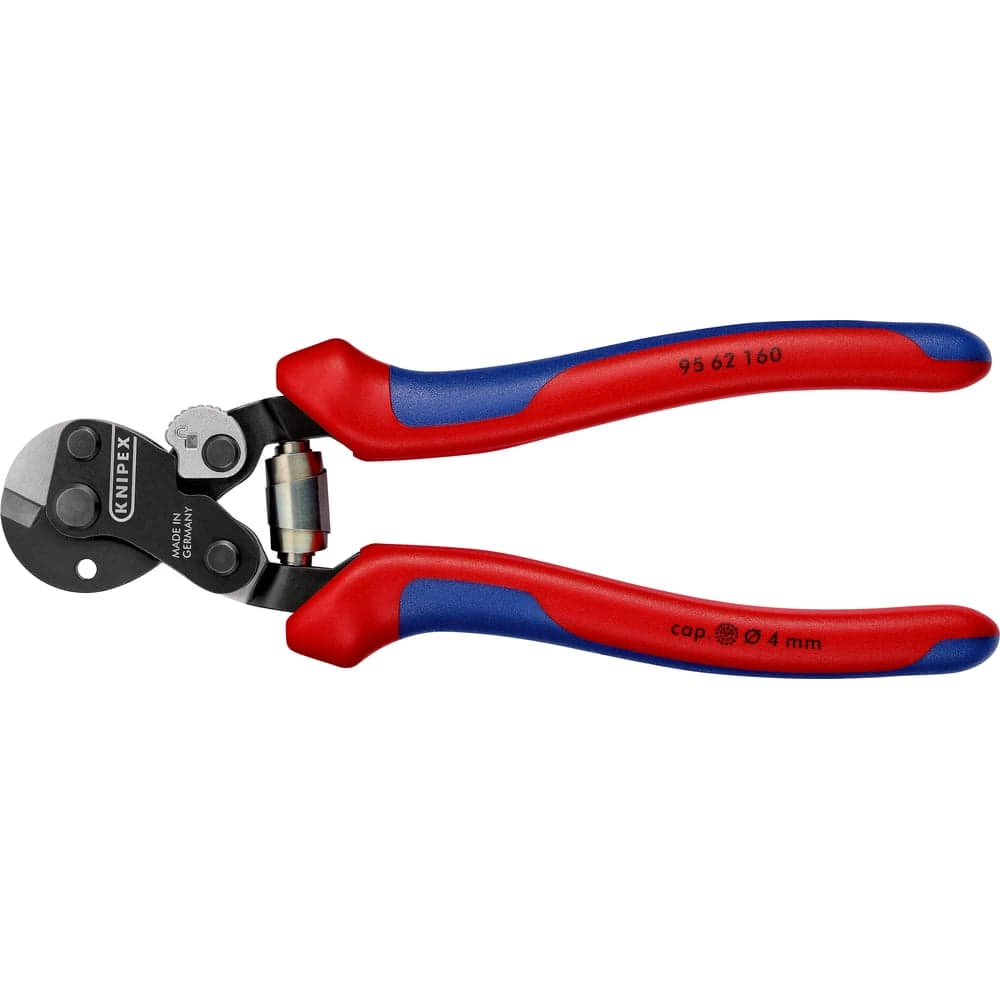 Тросорез KNIPEX рез: кабель 6 мм, особо прочный трос 1960 Нм L-160 мм KN-9562160SB