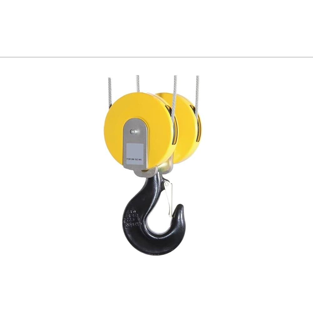 Крюковая подвеска для канатной тали 3.2 тонны двухрольная OCALIFT ziptec3-2t4