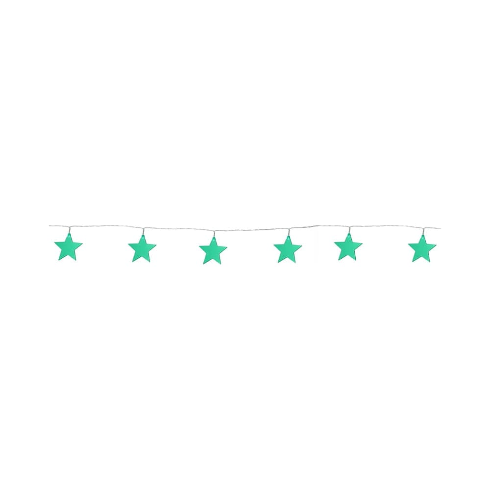 Светодиодная гирлянда NEON-NIGHT Звездопад бирюзовая 10 LED, 2,25м 304-004