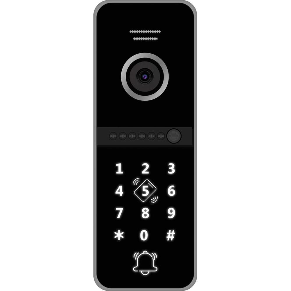 Вызывная панель для видеодомофона со считывателем и клавиатурой Novicam FANTASY MRK FHD BLACK 4892