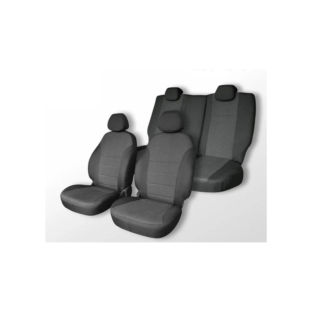 Чехлы на сиденья DEFLY Nissan Almera, 2012-2019, сплошной задний ряд, жаккард Nis3-2