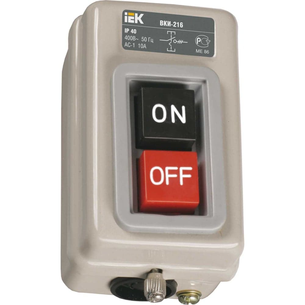 Выключатель GENERICA ВКИ-211 3Р 6А 230/400В IP40 KVK10-06-3