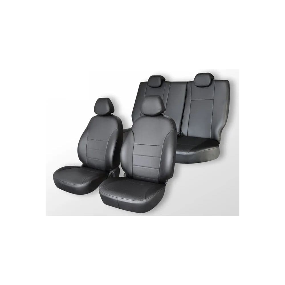 Чехлы на сиденья DEFLY Honda Stepwgn, 2001-2003, 5 мест, экокожа черная Hon3-5-2K