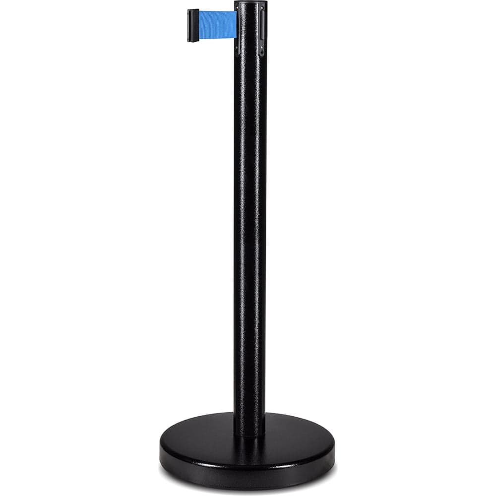 Стойка ограждения RUSBARRIER с лентой 2 м BSLN-326332 BLACK lt/blue