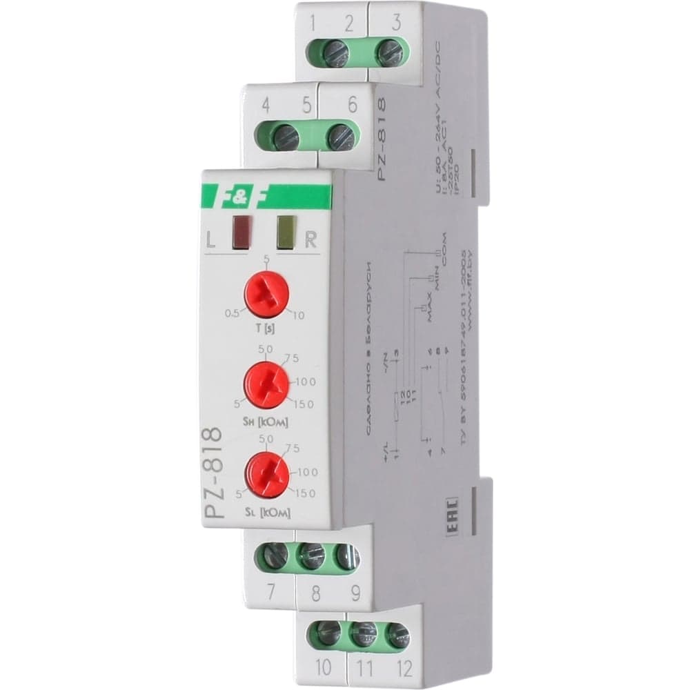 Реле контроля уровня жидкости Евроавтоматика F&F PZ-818 EA08.001.008