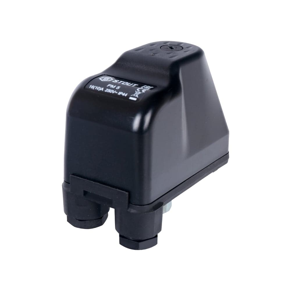 Реле давления для водоснабжения PM5G (1-5 бар; 1/4") STOUT SCS-0001-000005 RG008TMQ94FLLI