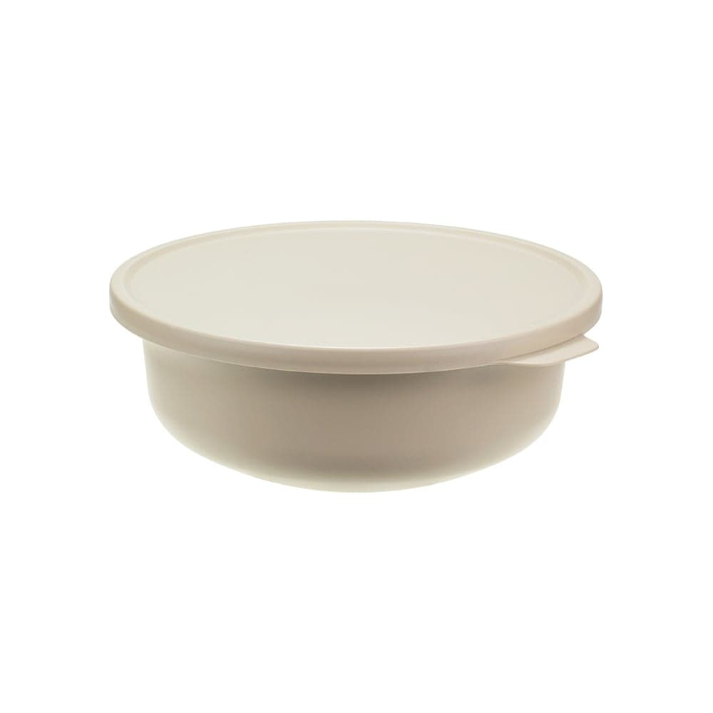 Миска IDEA ТЭСТИ 1,2 л, с крышкой, латте М 1362
