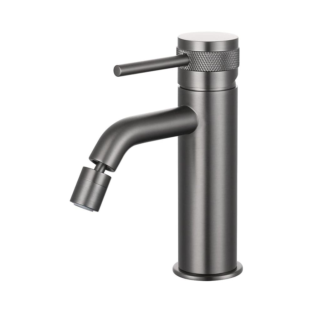Cмеситель для биде ALLEN BRAU 5.31A04-MG PRIORITY 3.0 излив 122 мм, Kerox, графит браш 00323736