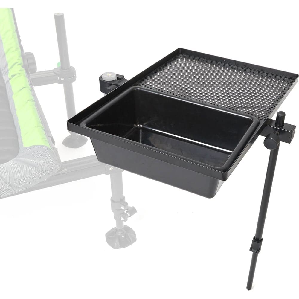 Стол рыболовный с контейнером FEEDER CONCEPT FC TRAY TABLE WITH CONTAINER 50x36см, с креплением на кресло FC300-050