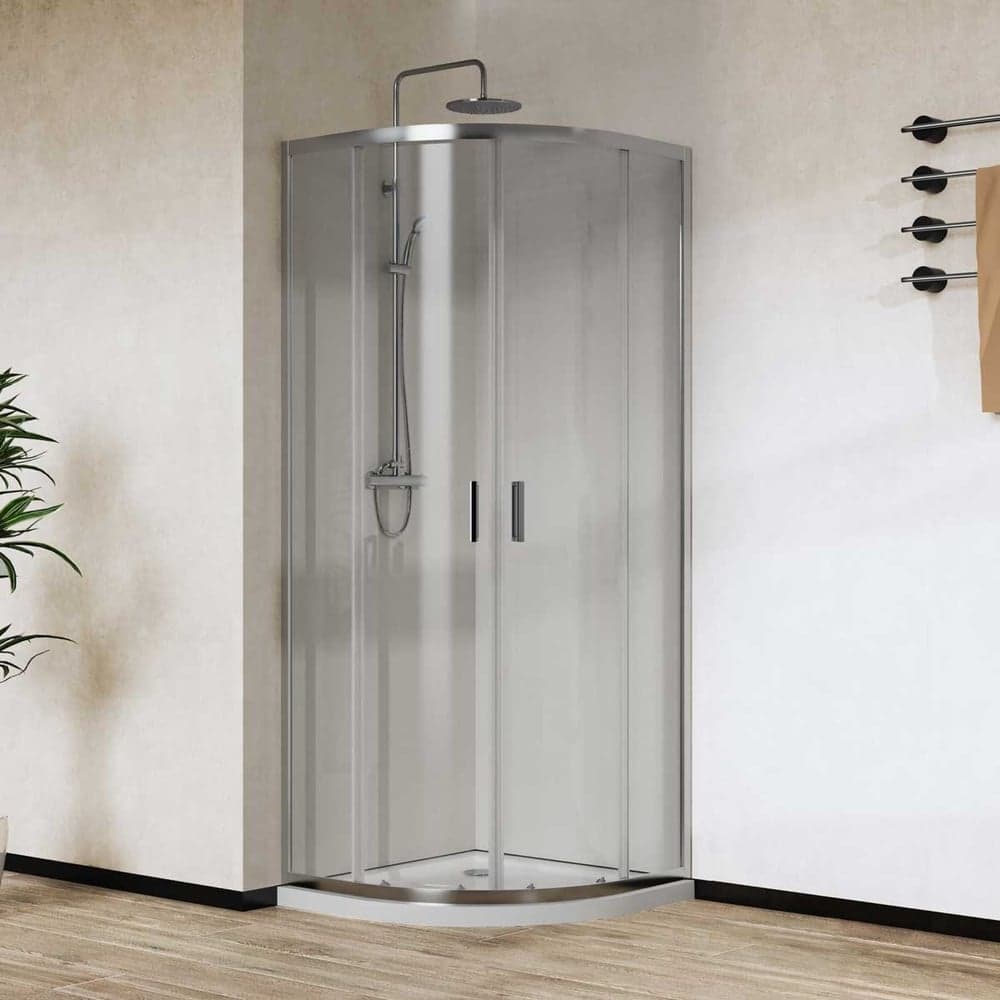 Душевой уголок VINCEA City, 800x800, хром, стекло прозрачное VSQ-5CT800CL