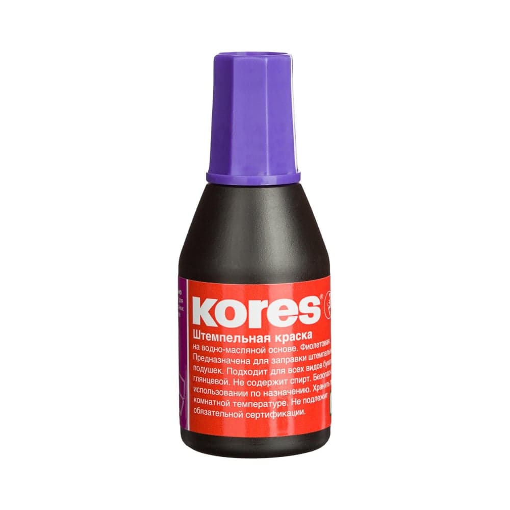 Краска штемпельная Kores K фиолетовая 71344 3794