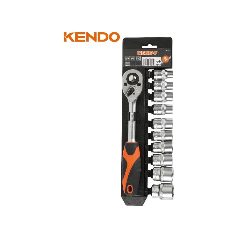 Набор головок KENDO 1/2", 10-24 мм, 11 шт. 16204
