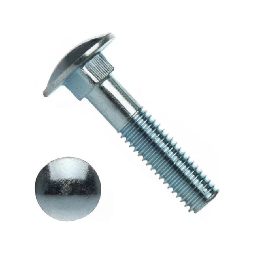 Мебельный болт Insparion DIN 603, цинк, М6x90 мм, (2 шт) С1-00002095