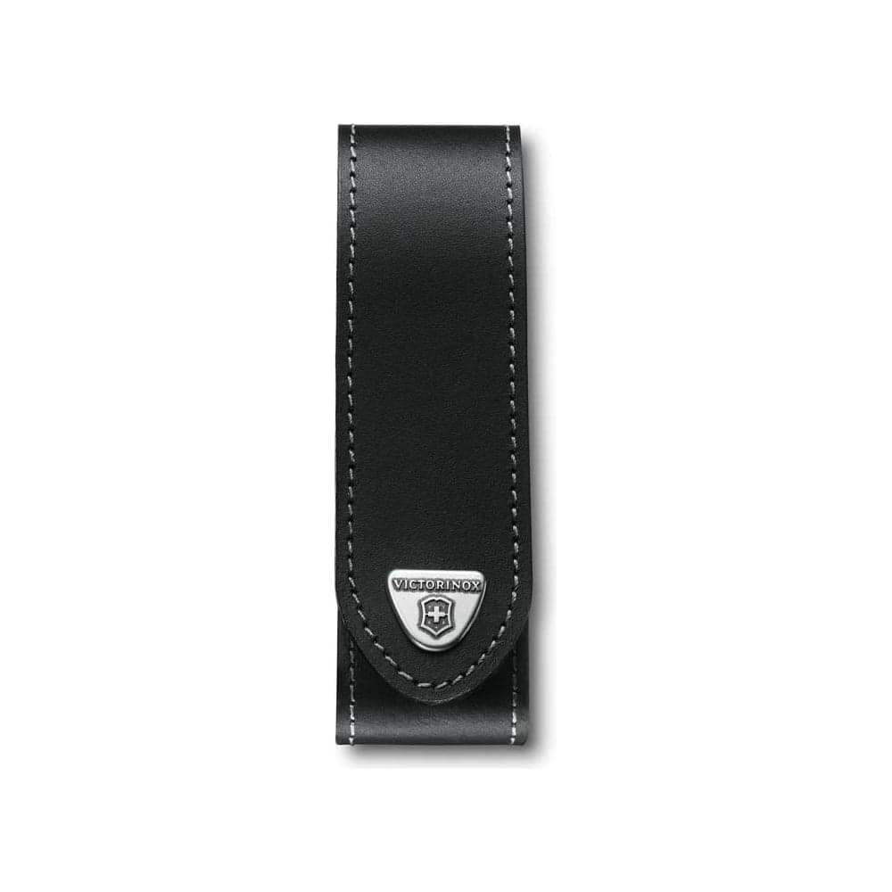 Кожаный чехол для RangerGrip 130 мм Victorinox чёрный, на липучке 4.0506.L
