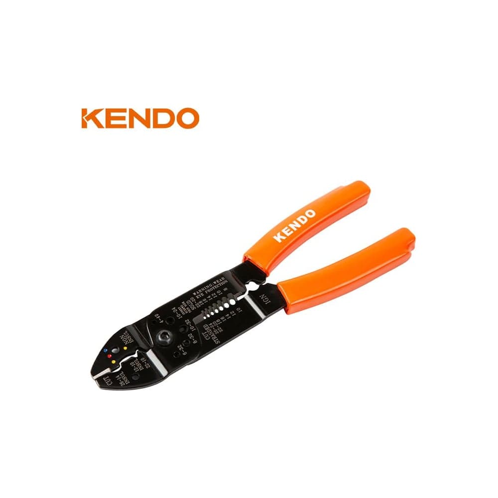 Электромонтажные многофункциональные клещи 6 в 1 KENDO 0,75-6 мм2, 210 мм 11704