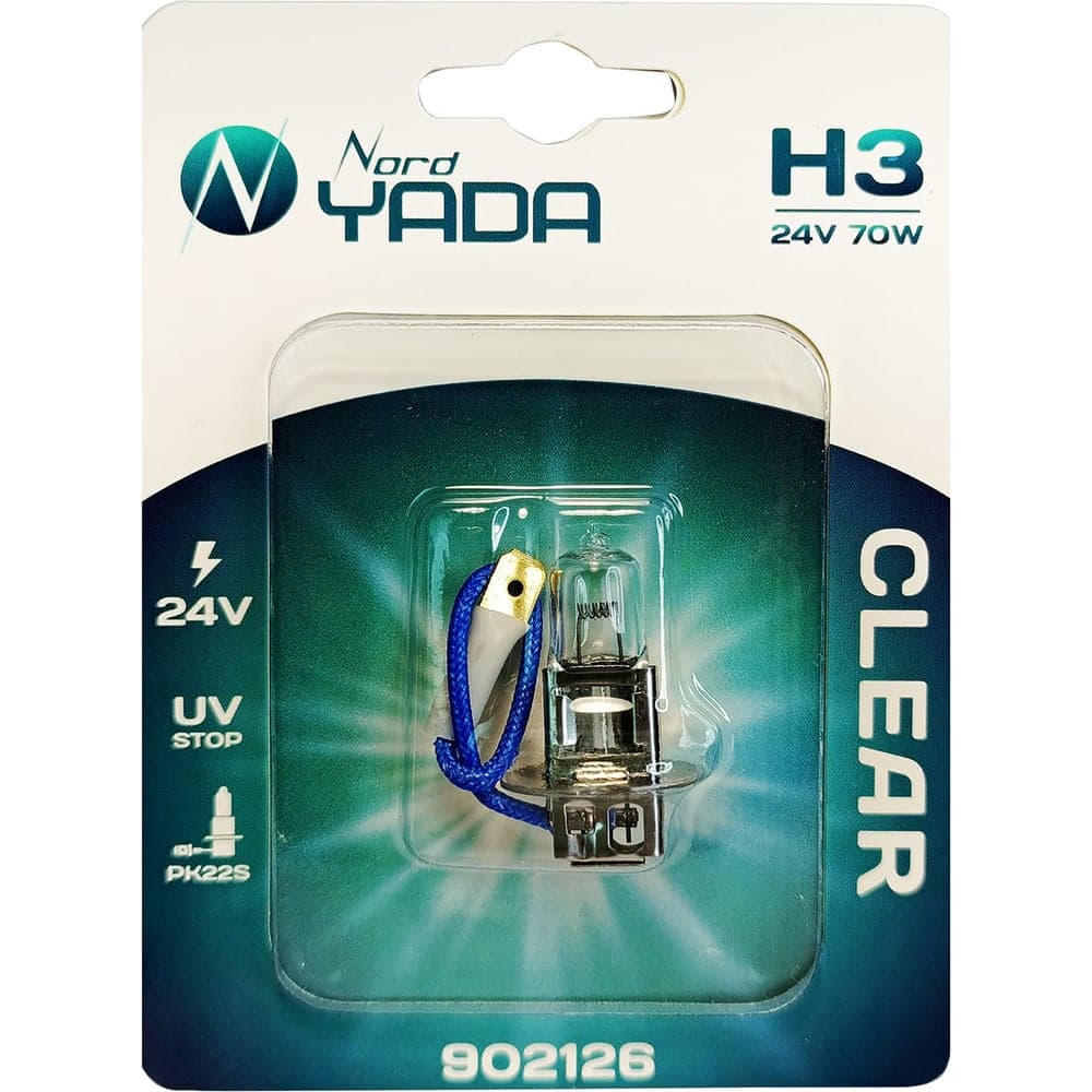 Лампа Nord-Yada H3 24V 70W CLEAR 1шт блистер TM Nord YADA 902126