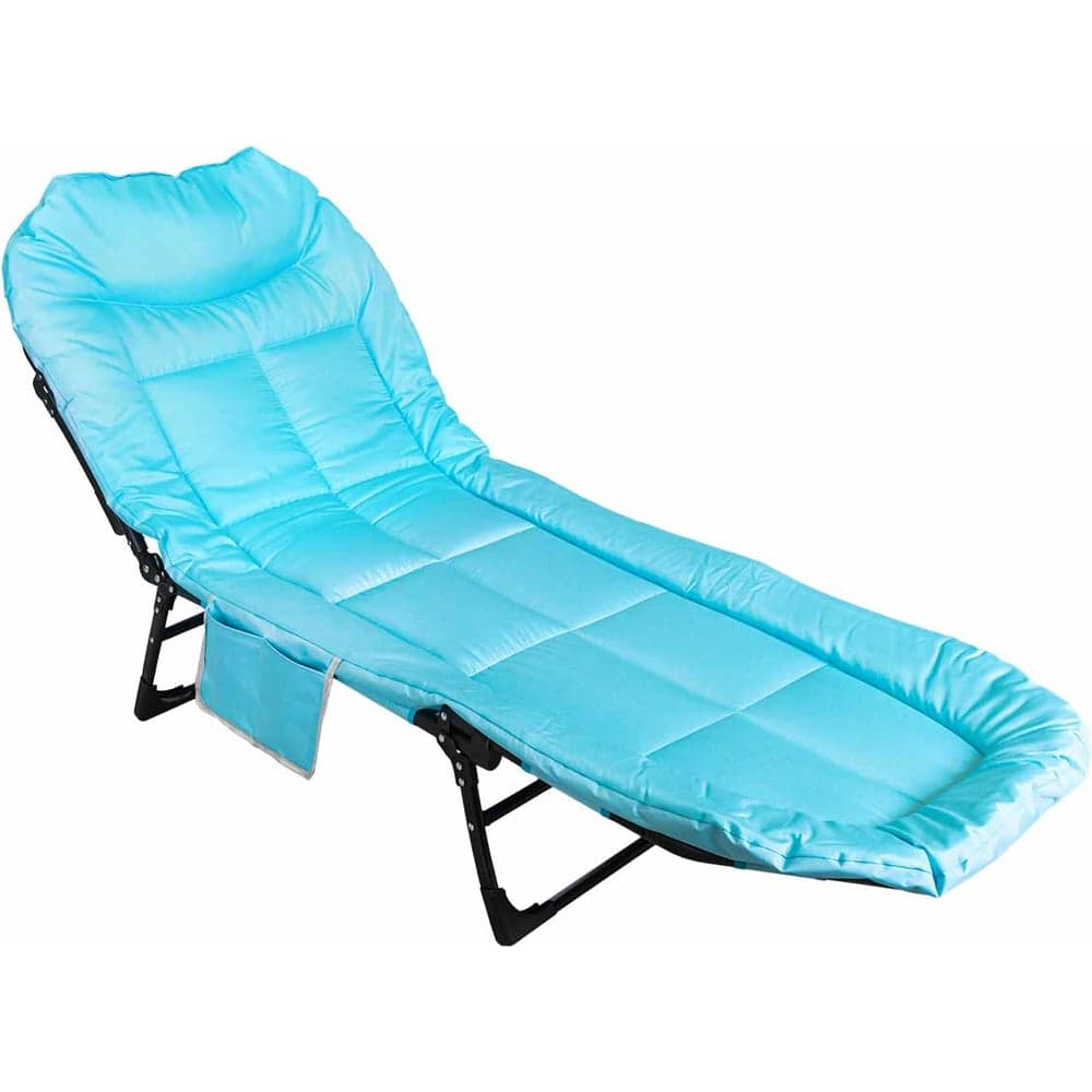 Шезлонг складной Forsage blue F-FG-HY-8008LB(59202)