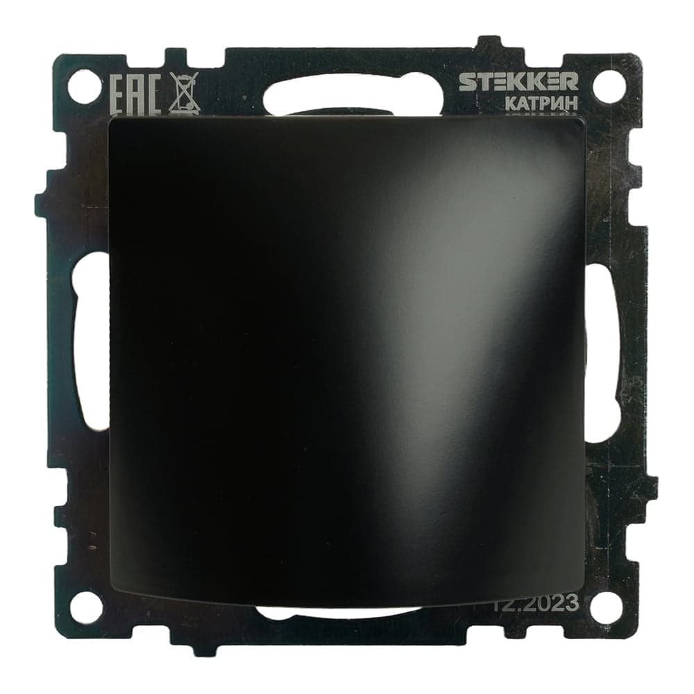 Механизм кабельного вывода STEKKER серия Катрин, черный, GLS00-7116-05 , 49466