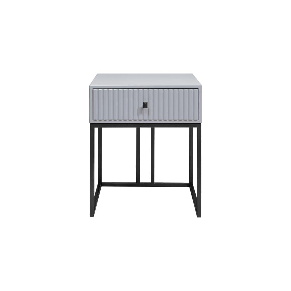 Тумба GreenWeen VERONA, черная, МДФ Pearl Grey, 530x450x620 GW-NS530-VERONA-B-MDF-PEARLGR