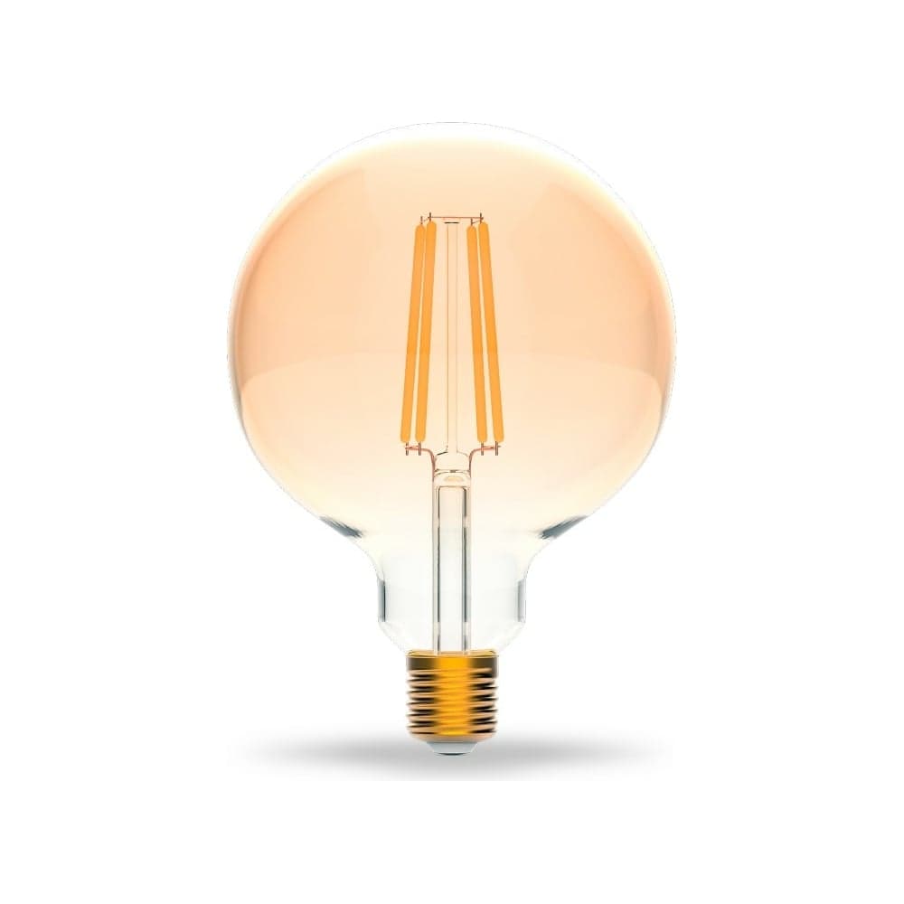 Умная Wi-fi филаментная лампочка Gauss, Smart Light ССТ DIM E27 G95 6,5 Вт 2700-6500K 1340112