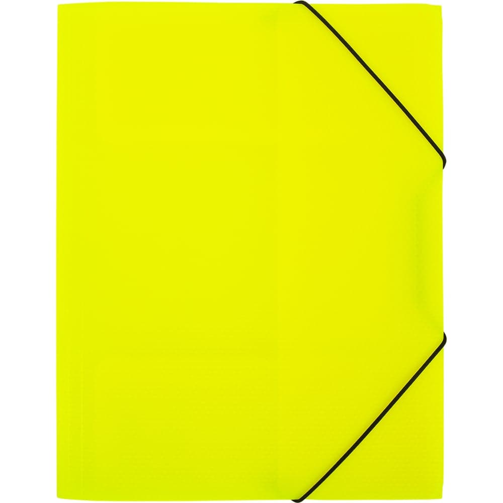 Папка на резинке Expert Complete 5 шт. A4 600 мкм 35 мм эффект 3D PRISMA NEON желтый EC210400009 679792