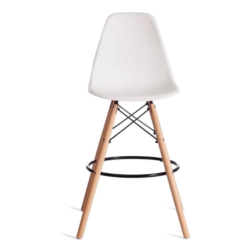 Стул барный Tetchair Cindy Bar Chair mod. 80-1, 1 шт в упаковке дерево бук/металл/пластик, 50x51x109 см, White белый 70029/ натуральный 21636