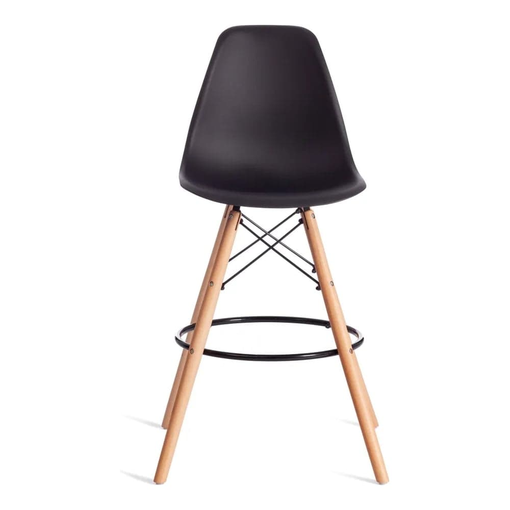 Стул барный Tetchair Cindy Bar Chair mod. 80-1, 1 шт в упаковке дерево бук/металл/пластик, 50x51x109 см, Black черный 3010/ натуральный 21635